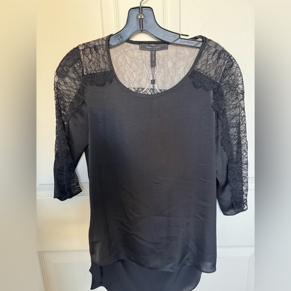 Black Lace Women's Top